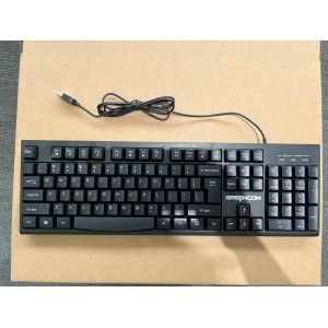 Bàn phím Greencom K100 đen (USB)